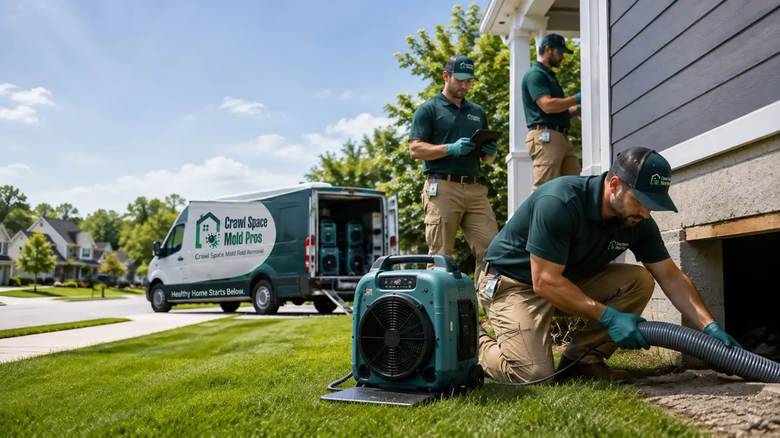 Crawl Space Mold Removal in Plainsboro, NJ